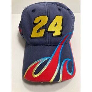 Vintage Jeff Gordon Hat Cap #24 DuPont  4X‎ Winston Cup Championship Distressed